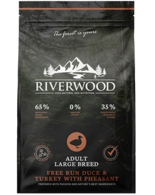 RIVERWOOD ADULT LB, DUCK/TURKEY/PHEASANT 2KG