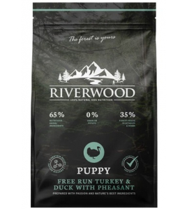RIVERWOOD PUPPY TURKEY/DUCK/PHEASANT 12KG
