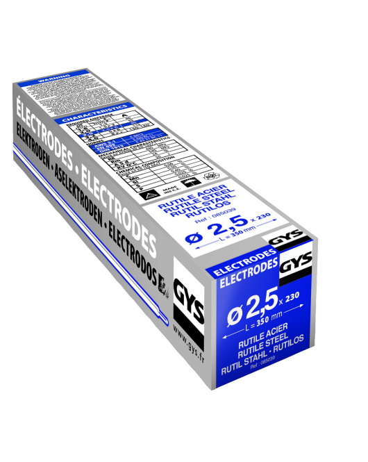 GYS ELEKTRODES STAAL O2,5MM (X230)