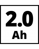 18 V/2.0 AH ACCU - LI-ION - POWER X-CHANGE
