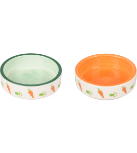 EETPOT KNAAGDIER IGGY KERAMISCH GROEN 8,5CM 100ML