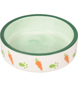 EETPOT KNAAGDIER IGGY KERAMISCH GROEN 8,5CM 100ML