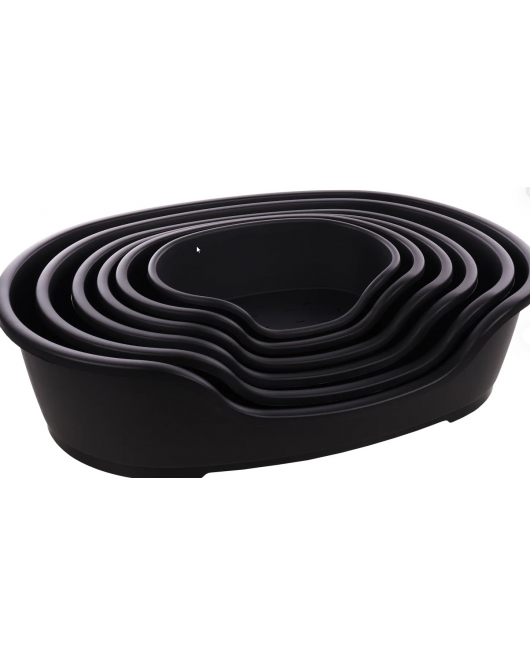 MAND TUCK OVAAL ZWART XXXL 125X81X33.5CM