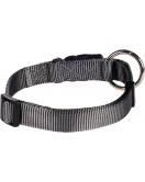 HALSBAND ZIGGI DONKERGRIJS M 40-55CM 20MM