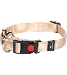 HALSBAND ZIGGI BEIGE M 40-55CM 20MM