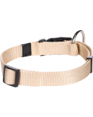 HALSBAND ZIGGI BEIGE M 40-55CM 20MM