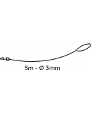 AANLEGLIJN ROND KAT 5M3MM