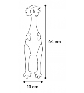 HS LATEX GALLINA KIP 44 CM