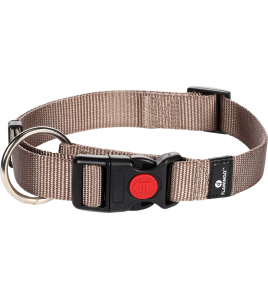 HALSBAND ZIGGI TAUPE L 45-65CM 25MM