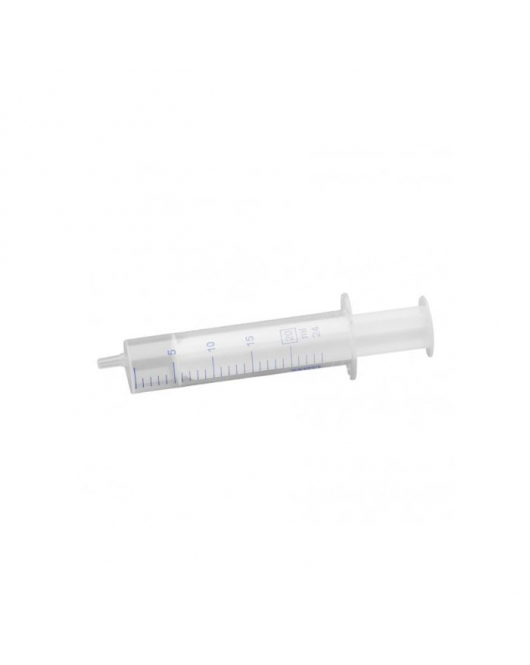 WEGWERPSPUIT LUER ZONDER NAALD 20 ML