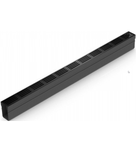 ACO SLIMLINE MET ZWART ALU ROOSTER 100CM