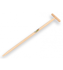 GRASKANTSTEKERSTEEL 85 X 2,8 CM. MET HILT VAN 20 CM.