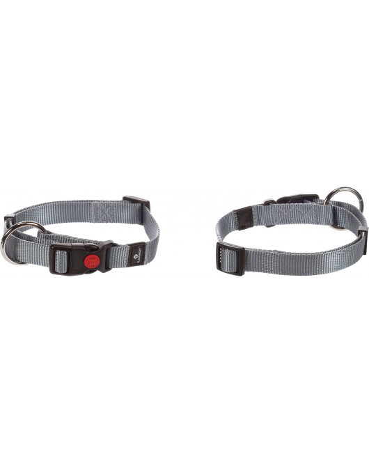 HALSBAND ZIGGI GRIJS M 40-55CM 20MM