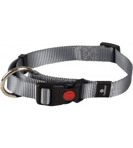 HALSBAND ZIGGI GRIJS M 40-55CM 20MM