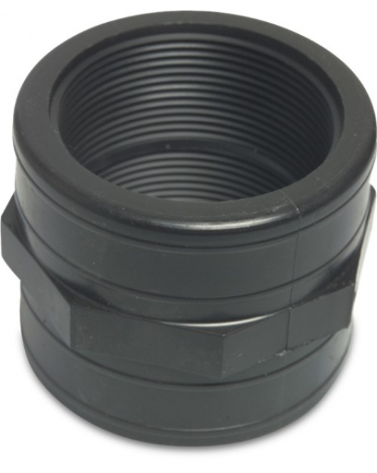 SOK PP 1/2" BINNENDRAAD 10BAR ZWART