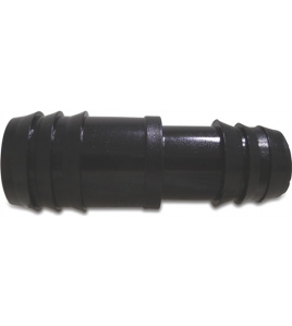 VERBINDINGSPIJPJE PP 20 MM X 16 MM BARBED 4BAR ZWART VERBINDINGSPIJPJE PP 20 MM X 16 MM BARBED 4BAR ZWART