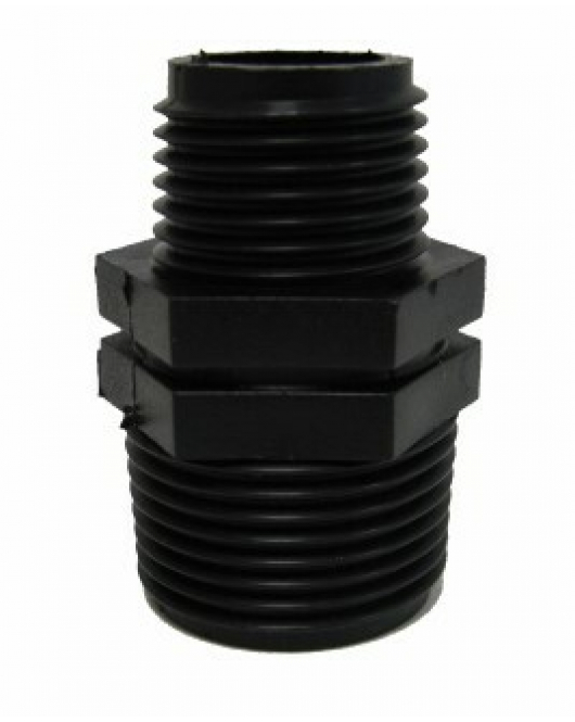 PP VERLOOPNIPPEL 2" X 1"