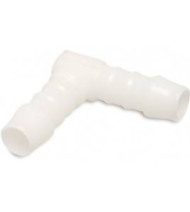 KNIE 90° NYLON 8 MM SLANGTULE 16BAR WIT KNIE 90° NYLON 8 MM SLANGTULE 16BAR WIT