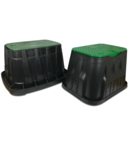 RAIN BIRD HYDRANTPUT RECHTHOEKIG HDPE ZWART/GROEN TYPE VB-STDH