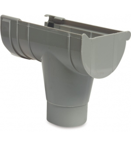 EINDAFVOERSTUK PVC-U 125 MM X 80 MM MANCHET X VERJONGING GRIJS TYPE RE EINDAFVOERSTUK PVC-U 125 MM X 80 MM MANCHET X VERJONGING GRIJS TYPE RE