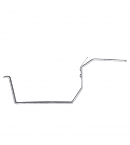 125MM BAKGOOTBEUGEL-4 GEGALV. 125MM BAKGOOTBEUGEL-4 GEGALV.