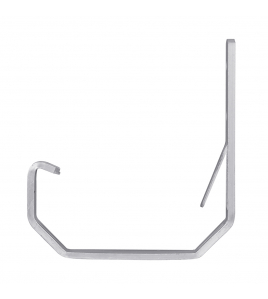 65MM ESL.BEUGEL KORT ALUM.