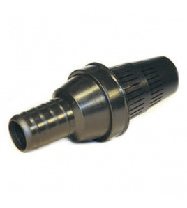 ZUIGKORF KUNSTSTOF ZWART, 1 1/4&#8221; AANSLUITING