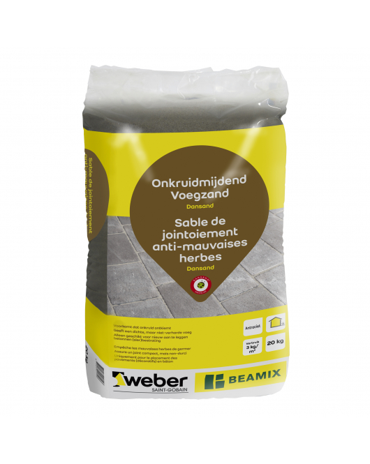 WEBER BEAMIX DANSAND ANTRACIET 20 KG