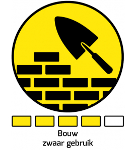 BOUW KRUIWAGEN HDPE 85 L OVALE BUIS