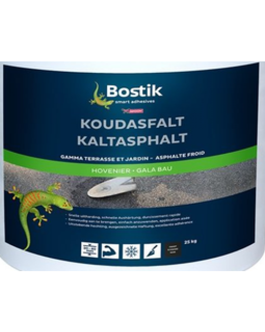 KOUDASFALT ZWART 25 KG