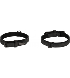 HALSBAND DELU ZWART XXL 52-62CM 30MM