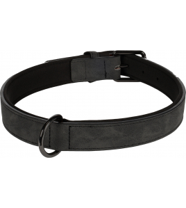 HALSBAND DELU ZWART XXL 52-62CM 30MM