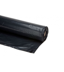 PLASTIC ZWART 6M 0,15 (ROL 50MTR)