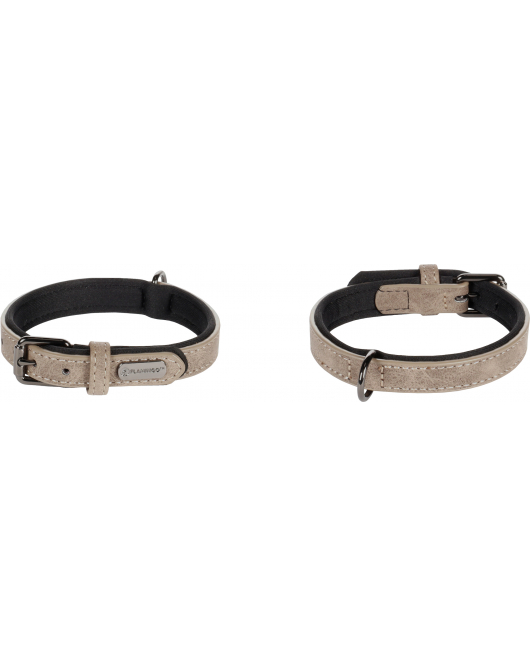 HALSBAND DELU TAUPE L 42-52CM 25MM
