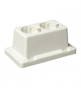 HAFOBOX DEKSEL 3611 MET 2-VOUDIGE WCD, CR&#218;ME, GERECYCLED KUNSTSTOF, ME