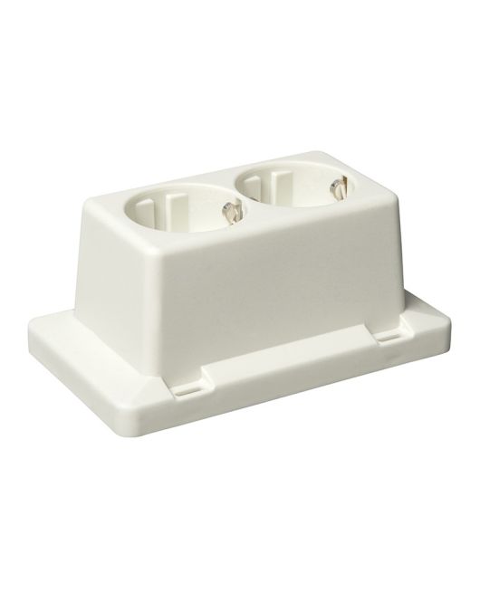 HAFOBOX DEKSEL 3611 MET 2-VOUDIGE WCD, CRÚME, GERECYCLED KUNSTSTOF, ME