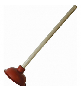 GOOTSTEENONTSTOPPER &#248;14CM, STEEL 52CM.
