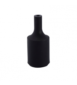 DESIGN FITTING E27 SILICONEN ZWART