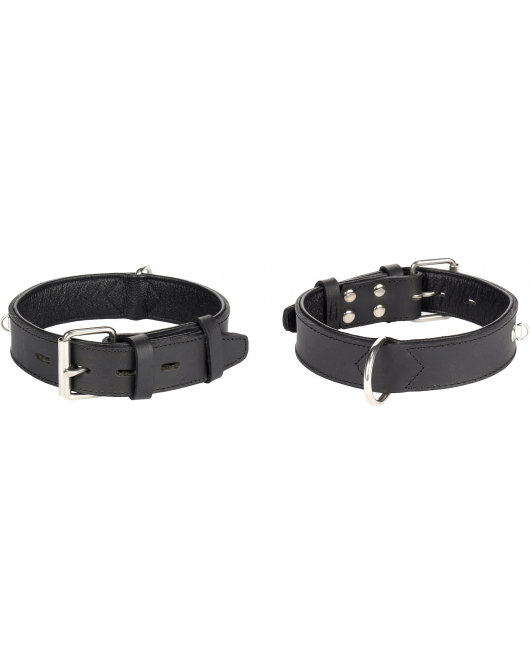 HALSBAND SEATTLE ZWART S/M 34-44CM 35MM