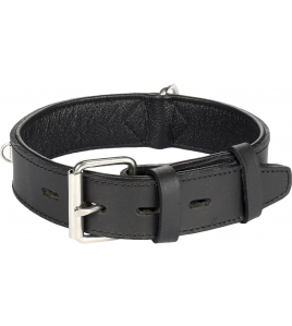 HALSBAND SEATTLE ZWART M 38-47CM 35MM