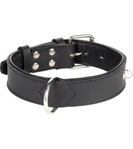 HALSBAND SEATTLE ZWART M 38-47CM 35MM