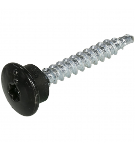 DAK&amp;GEVEL DAKPANPROFIELSCHROEF BP-1 VZ LBK TX-25 GRAFIETZWART RAL9005 4.8X20 (50)