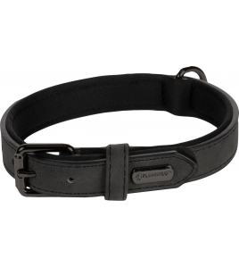 HALSBAND DELU ZWART S/M 31-39CM 20MM