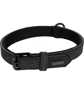 HALSBAND DELU ZWART M 36-44CM 20MM