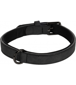HALSBAND DELU ZWART M 36-44CM 20MM