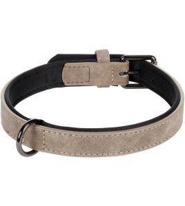 HALSBAND DELU TAUPE M 36-44CM 20MM