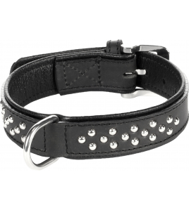 HALSBAND ATLANTA ZWART M 30-38CM 30MM