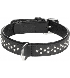 HALSBAND ATLANTA ZWART M/L 36-45CM 30MM
