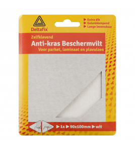 ANTI-KRASVILT ZELFKLEVEND VEL WIT 90 MM X 100MM 1 VEL