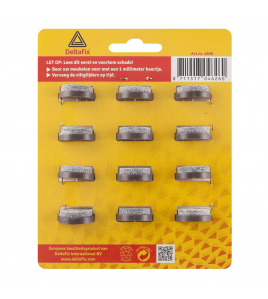 VILTGLIJDER MET NAGEL GRIJS VILT HOUDER BRUIN BRUIN 24 MM 12ST